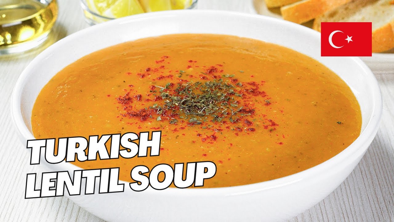 Turkish LENTIL SOUP &mdash; Ezogelin Corbasi. Recipe by Always Yummy!