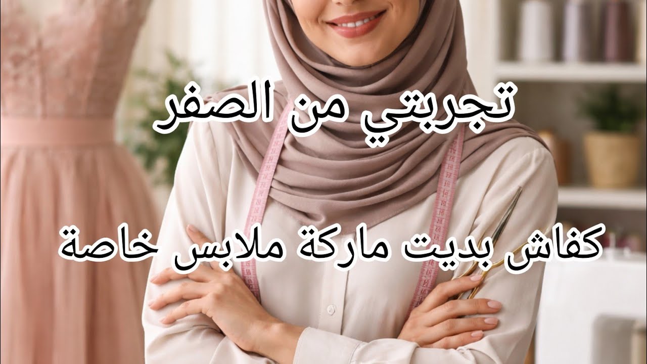 من مبتدئة في الخياطة إلى صاحبة مشروع ناجح 🧵 | تجربتي كاملة كفاش درت ماركة ملابس خاصة