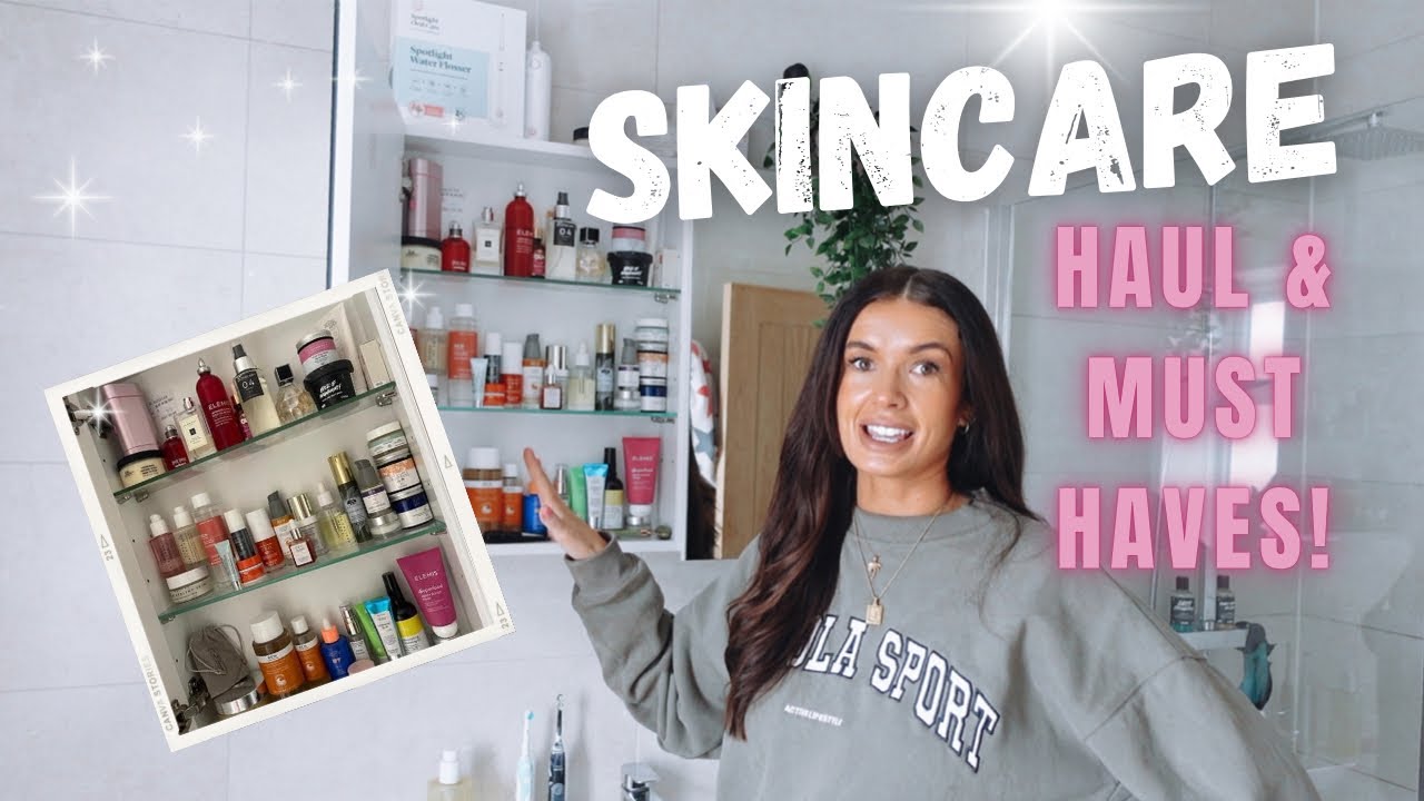 WHAT'S IN MY SKINCARE CABINET?! Top 10 Skincare Products & Pregnancy Safe Skincare! | Jess Bloom