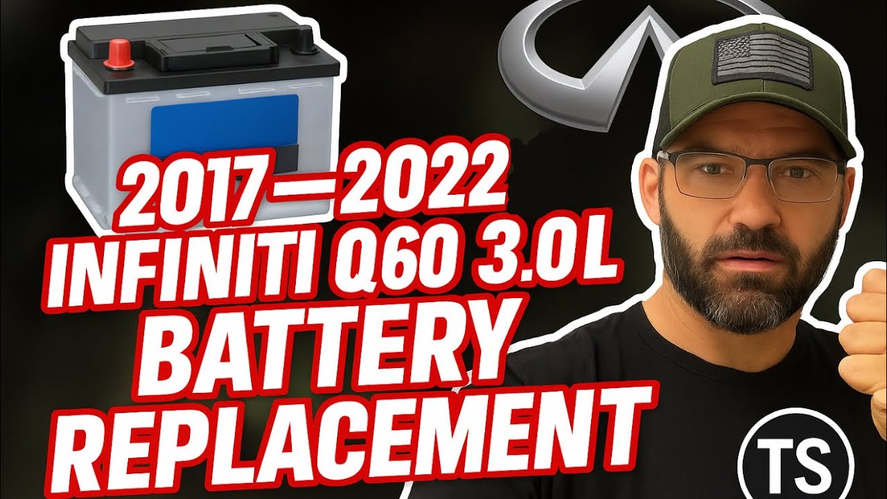 2017–2022 Infiniti Q60 3.0L Battery Replacement Step-by-Step Guide. #InfinitiQ60 #batteryreplacement