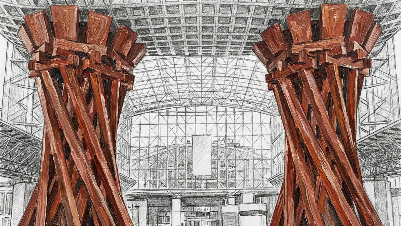 Kanazawa Sketch & Oil: Japan's Artistry in 4K Frame TV Art | OLED Safe Screen Saver (Japanese Ambien