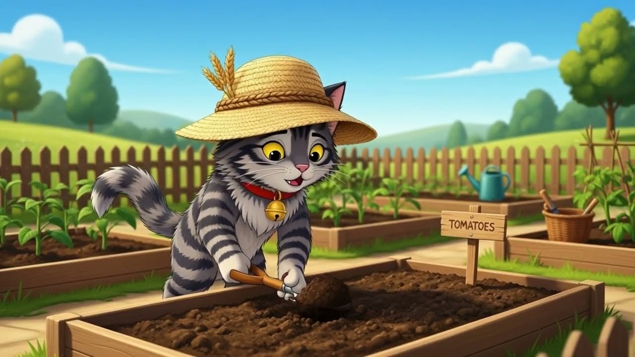 Felix Grows His Own Tomatoes
