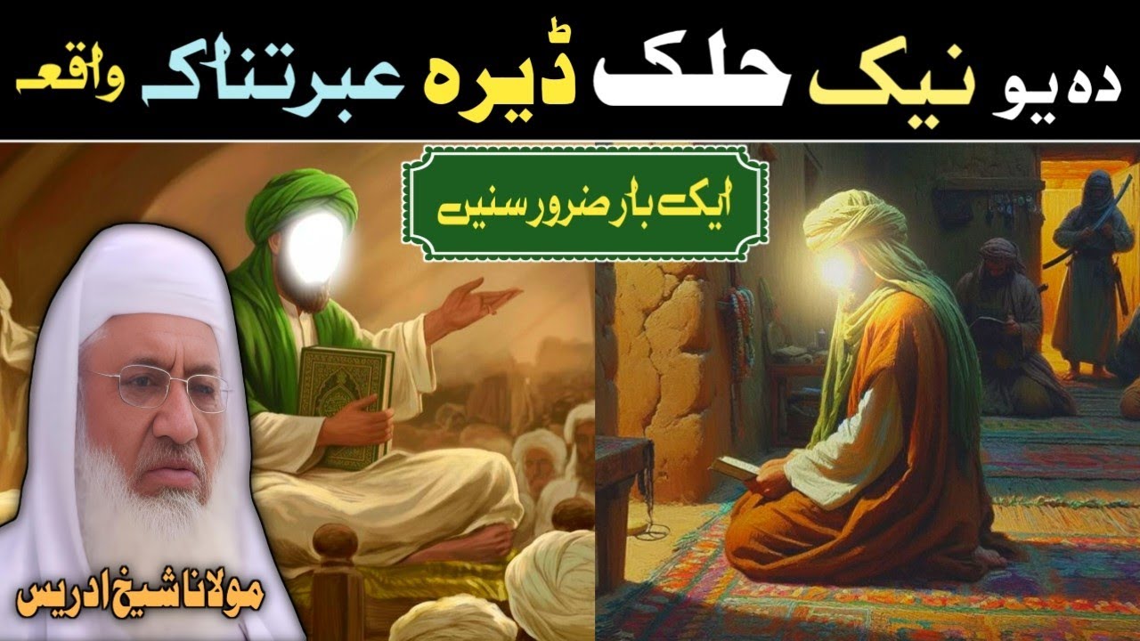 Molana Sheikh Idrees Seb Bayan || Pahsto Bayan || یو نیک حلک ڈیرہ عبرتناکہ واقعہ 