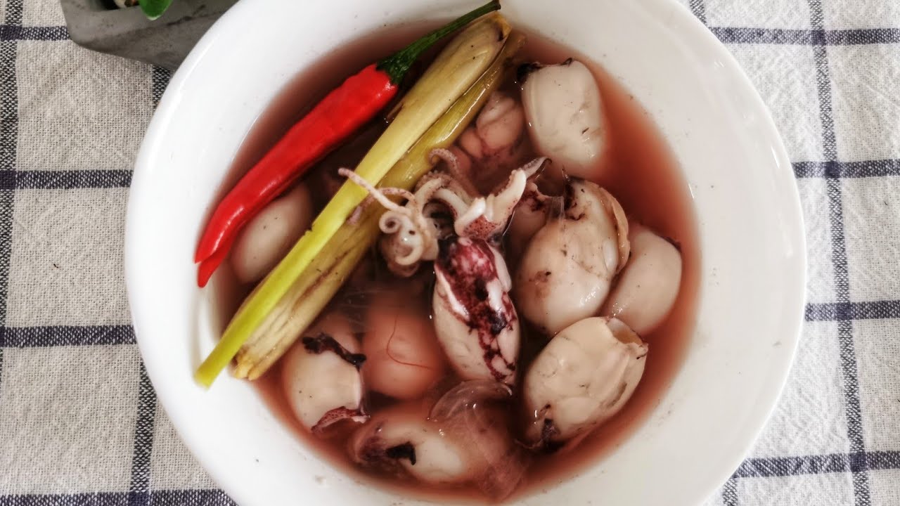 Sotong Serai Ketuk || Sotong Masak Serai || Squid with lemongrass