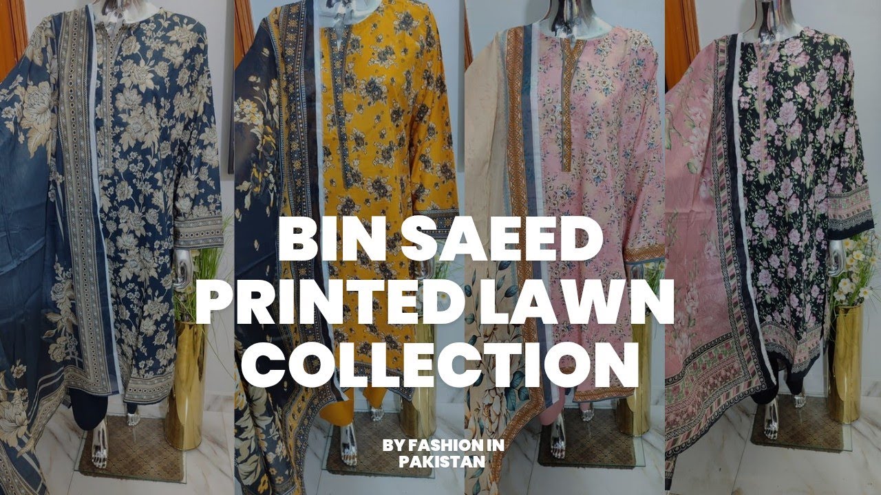 Huge Sale Original BinSaeed Only 2800/- Stitched By Fashion In Pakistan
