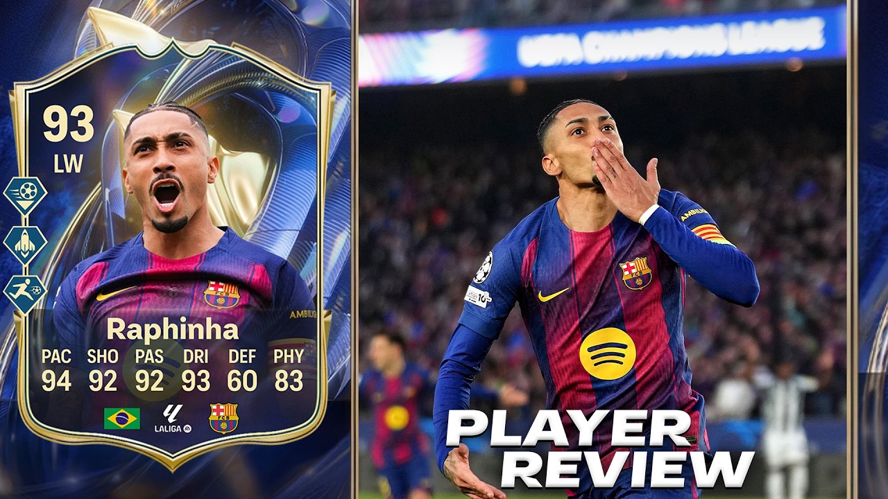 LA GANGA DE TOTS LALIGA!! | RAPHINHA 93 TOTS REVIEW