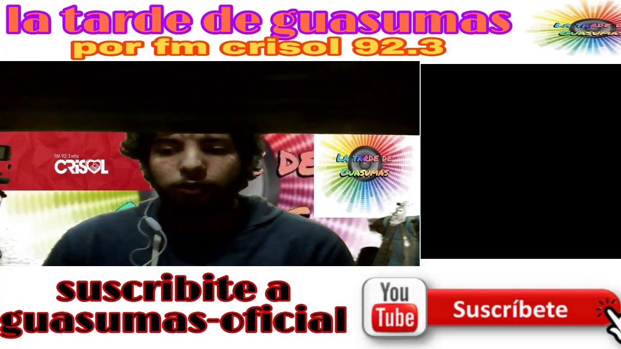 LA TARDE DE GUASUMAS EN VIVO POR FM CRISOL 92.3