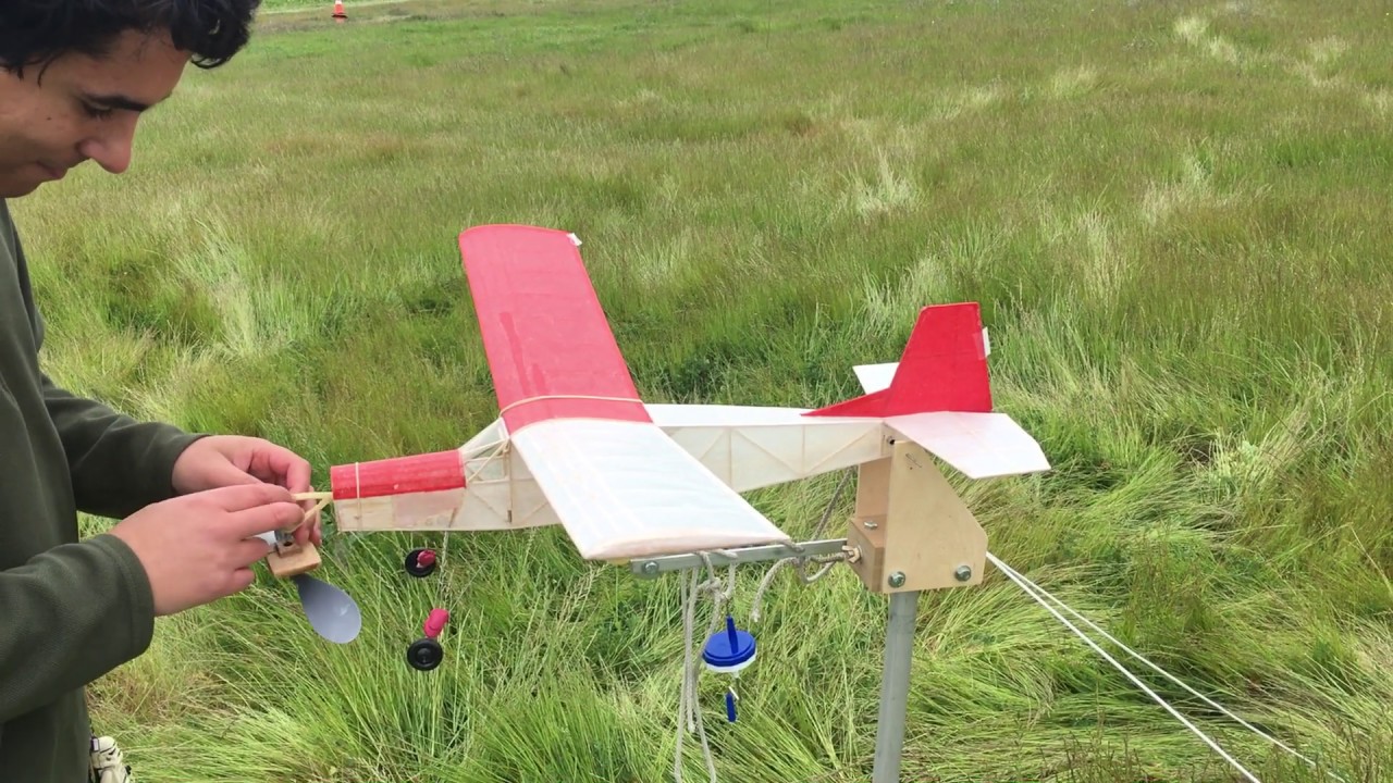 Herr Engineering Scout rubber band free flight
