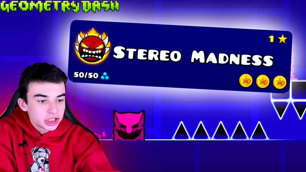 ПРОХОЖУ ЭКСТРИМ ДЕМОН ВЕРСИЮ STEREO MADNESS В GEOMETRY DASH!