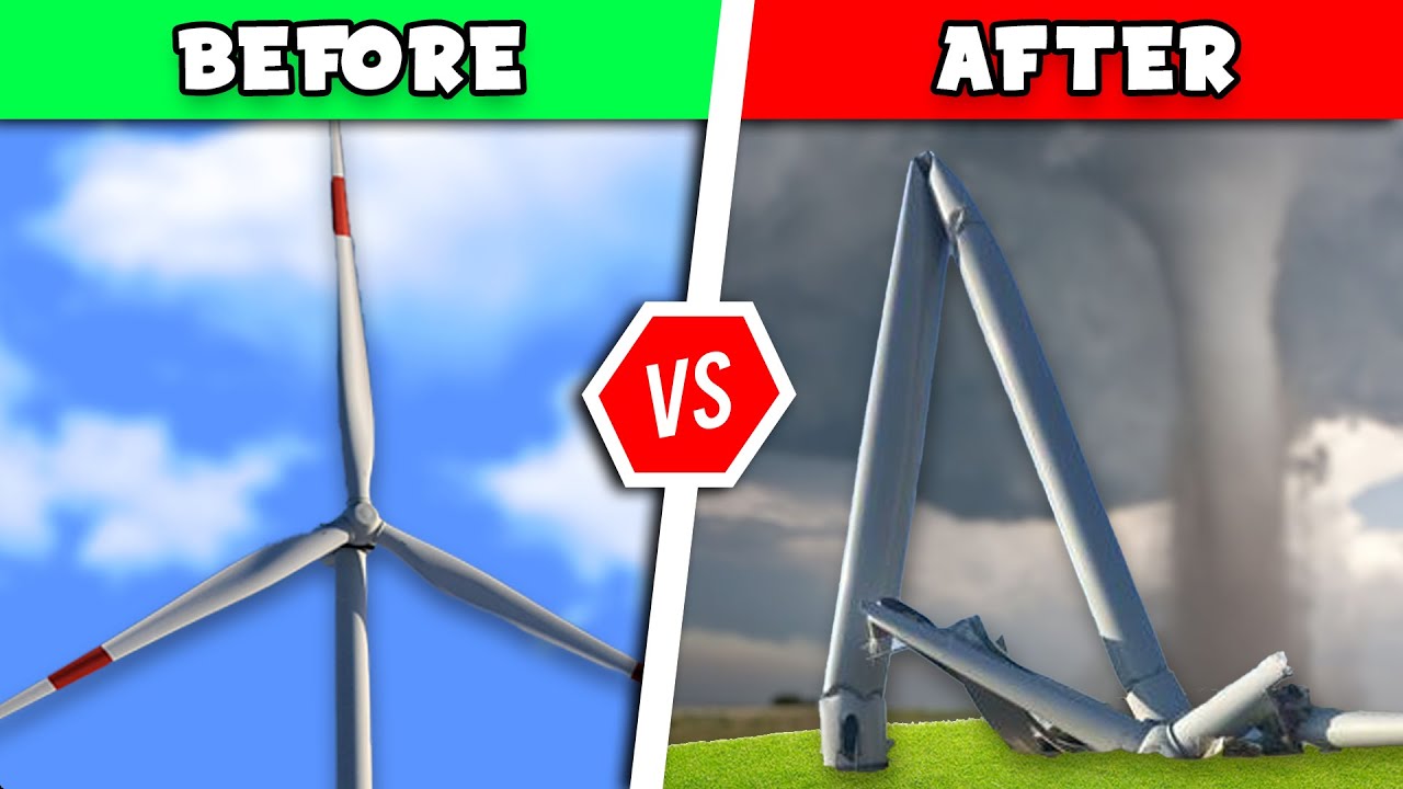 Insane GoPro POV: Wind Turbine Demolition