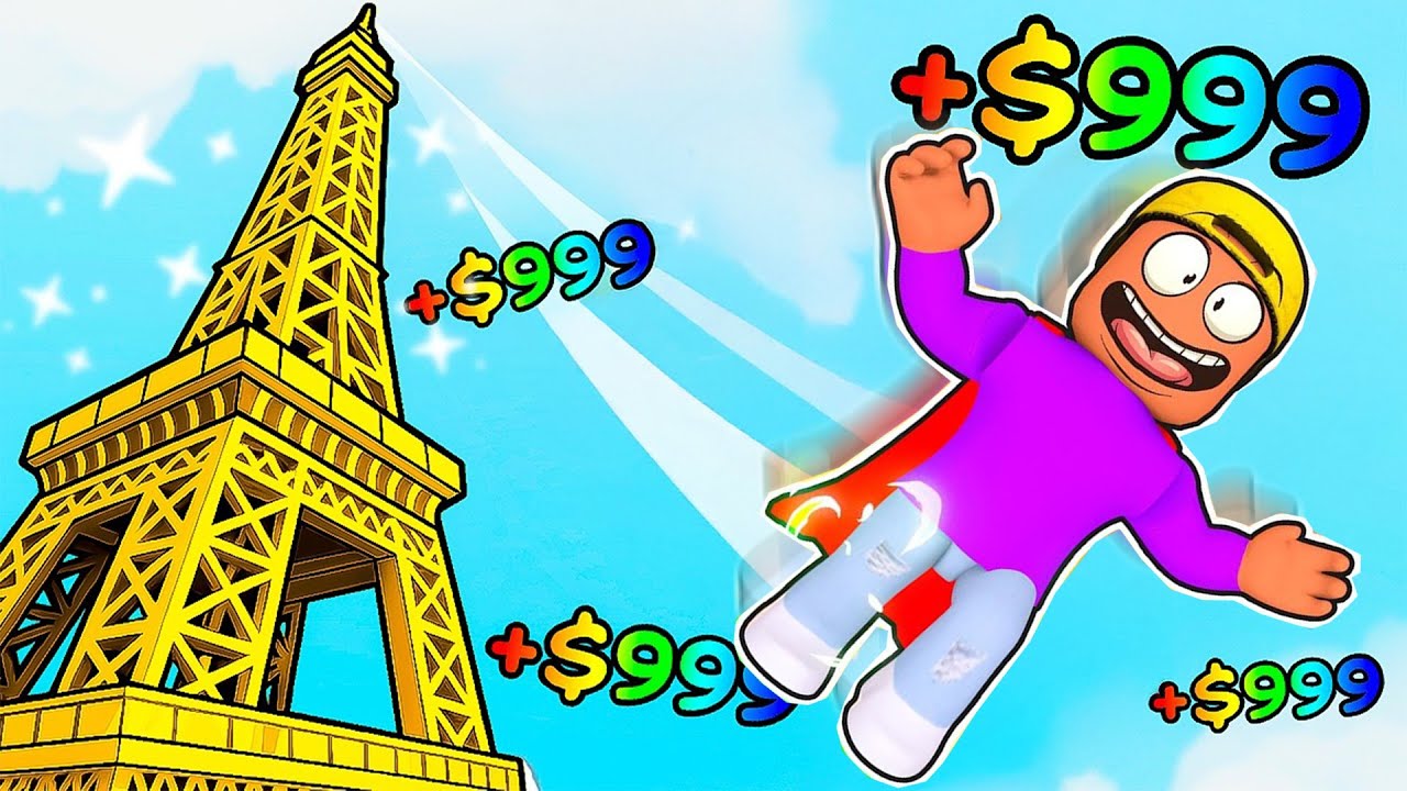 Ich mache BILLIONEN im Roblox climbe and Jump Tower!