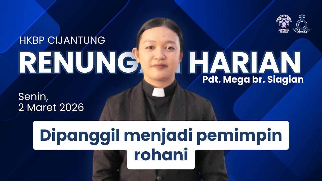 Dipanggil menjadi pemimpin rohani | Senin, 02 Maret 2026