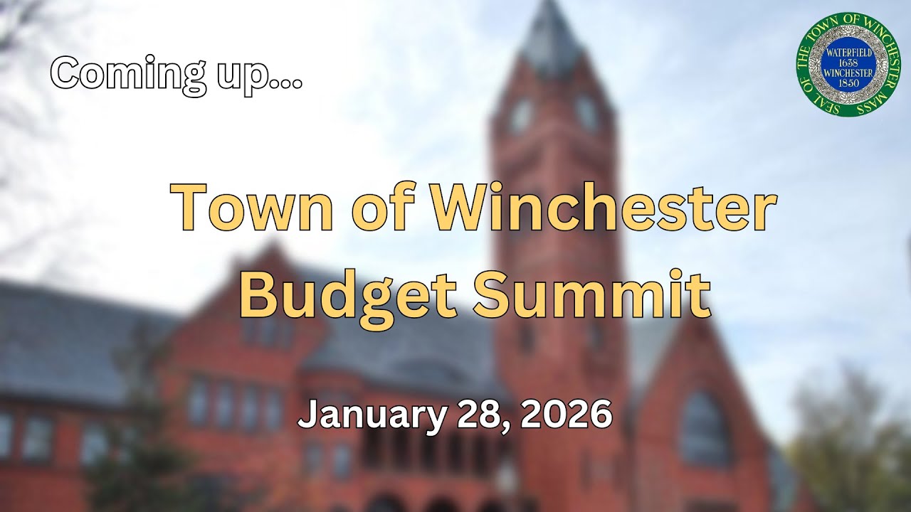 Town of Winchester Budget Summit 1-28-26