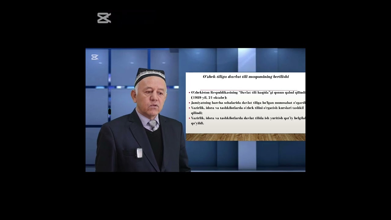 O‘zbek tiliga davlat tili maqomining berilishi || VIDEODARS