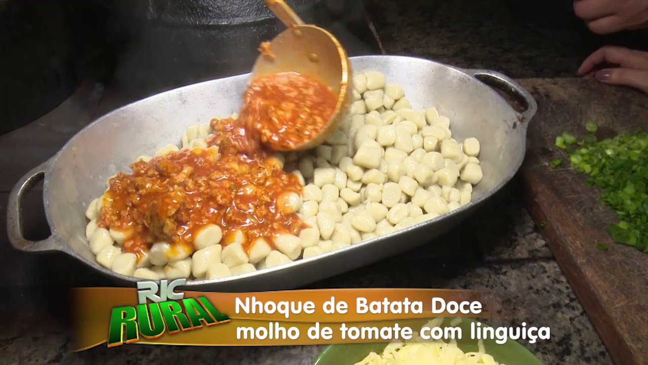 Aprenda a fazer o Nhoque de Batata Doce