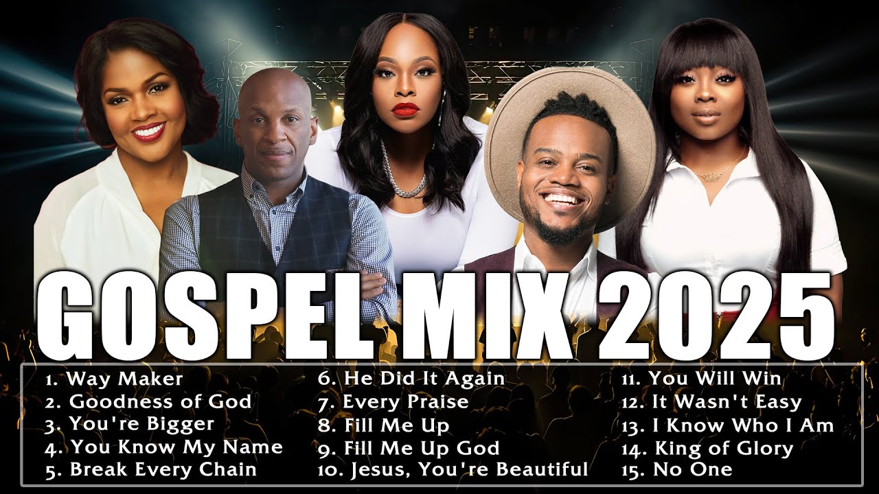 ⚡Ultimate Gospel Worship Collection 2025 Playlist | CeCe Winans, Sinach & Tasha Cobbs