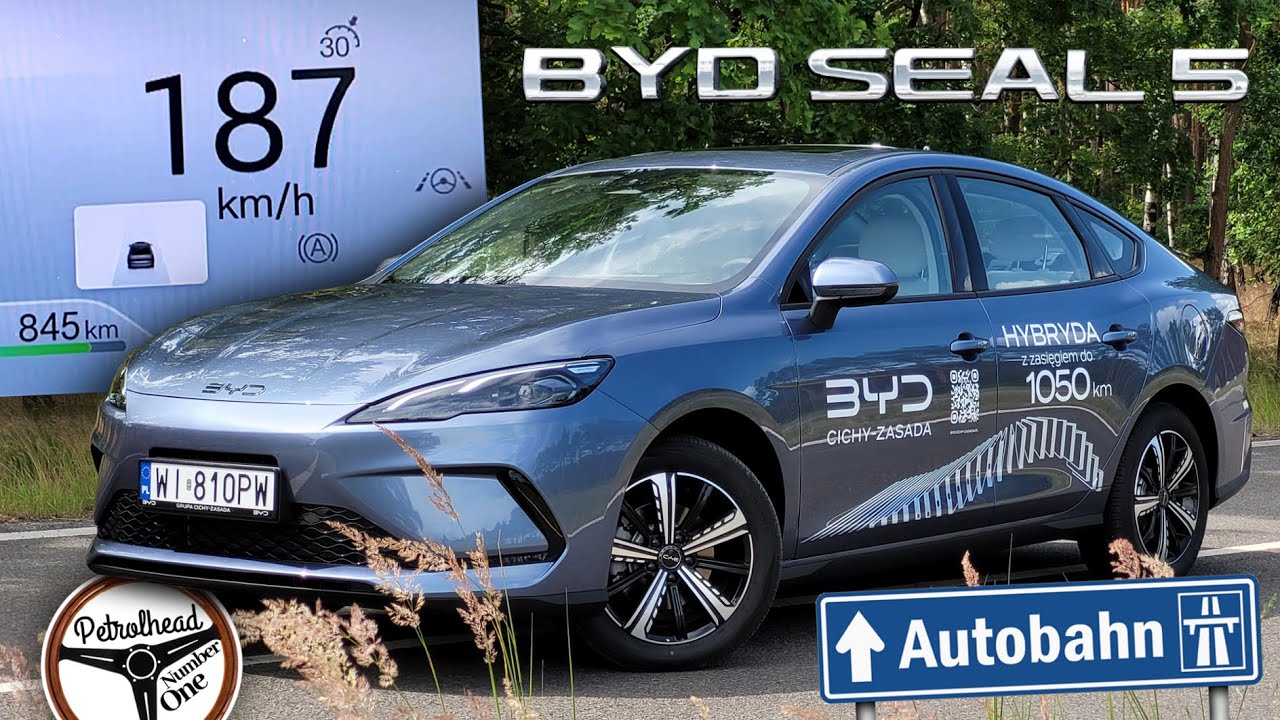 2025 BYD Seal 5 DM-i (212 KM) | V-MAX, 0-100 km/h, Spalanie, Test, AUTOBAHN. | 4K