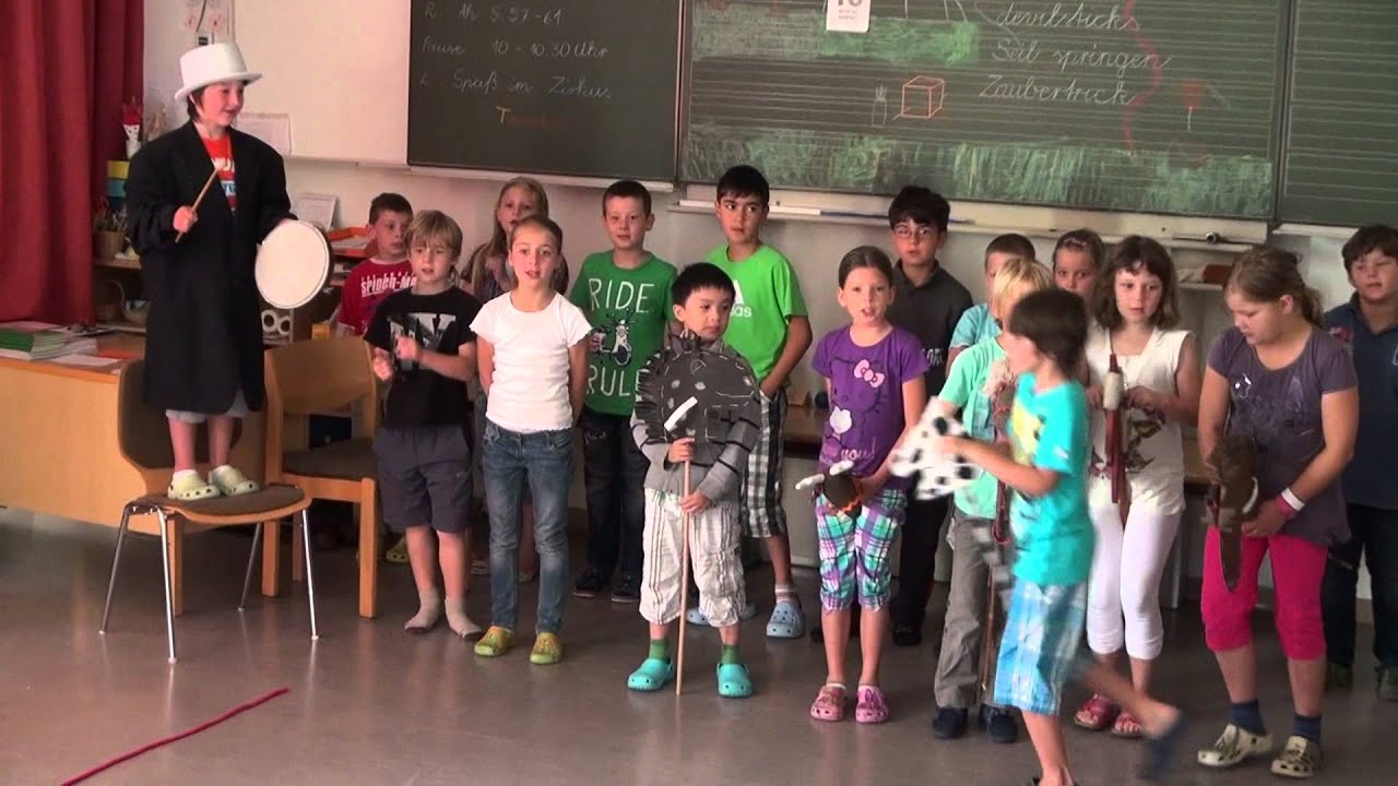 Lindenberg im Allgäu - Wir machen Zirkus an der Grundschule - Die Vorbereitungen - 2012