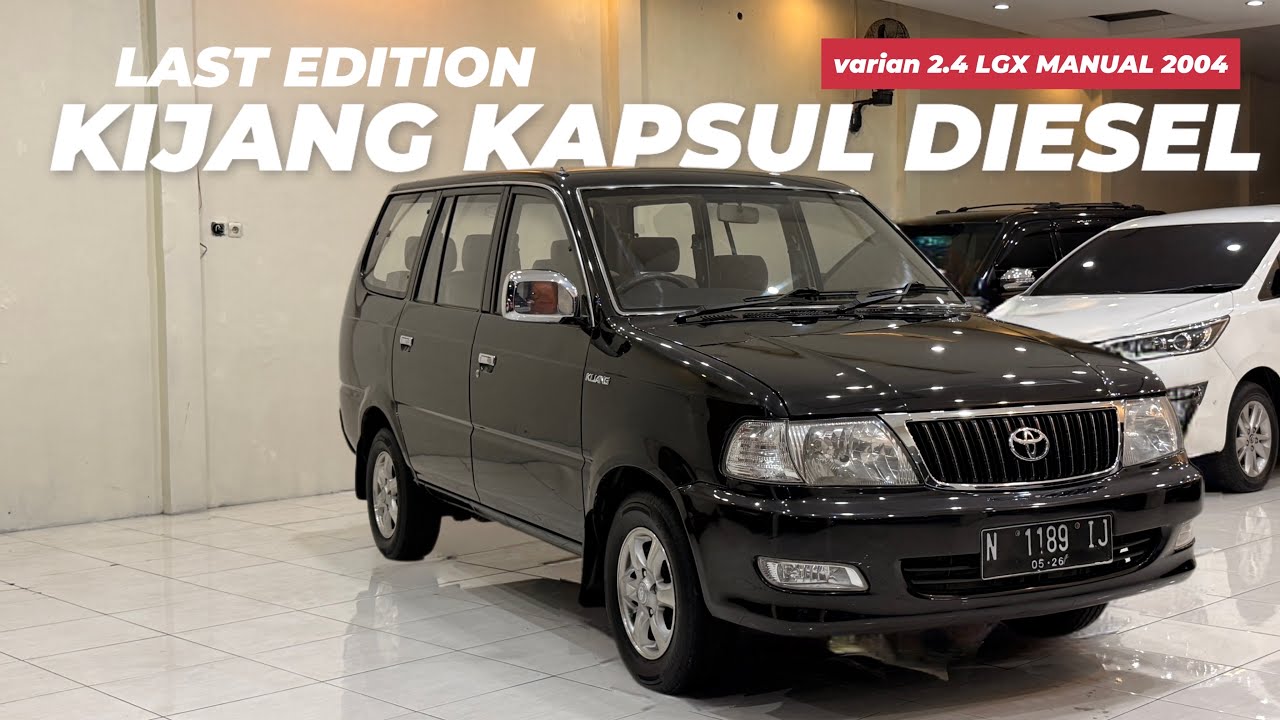 DIJUAL - TOYOTA KIJANG KAPSUL LGX 2.4 DIESEL MT 2004 (ORIGINAL LUAR DALAM)