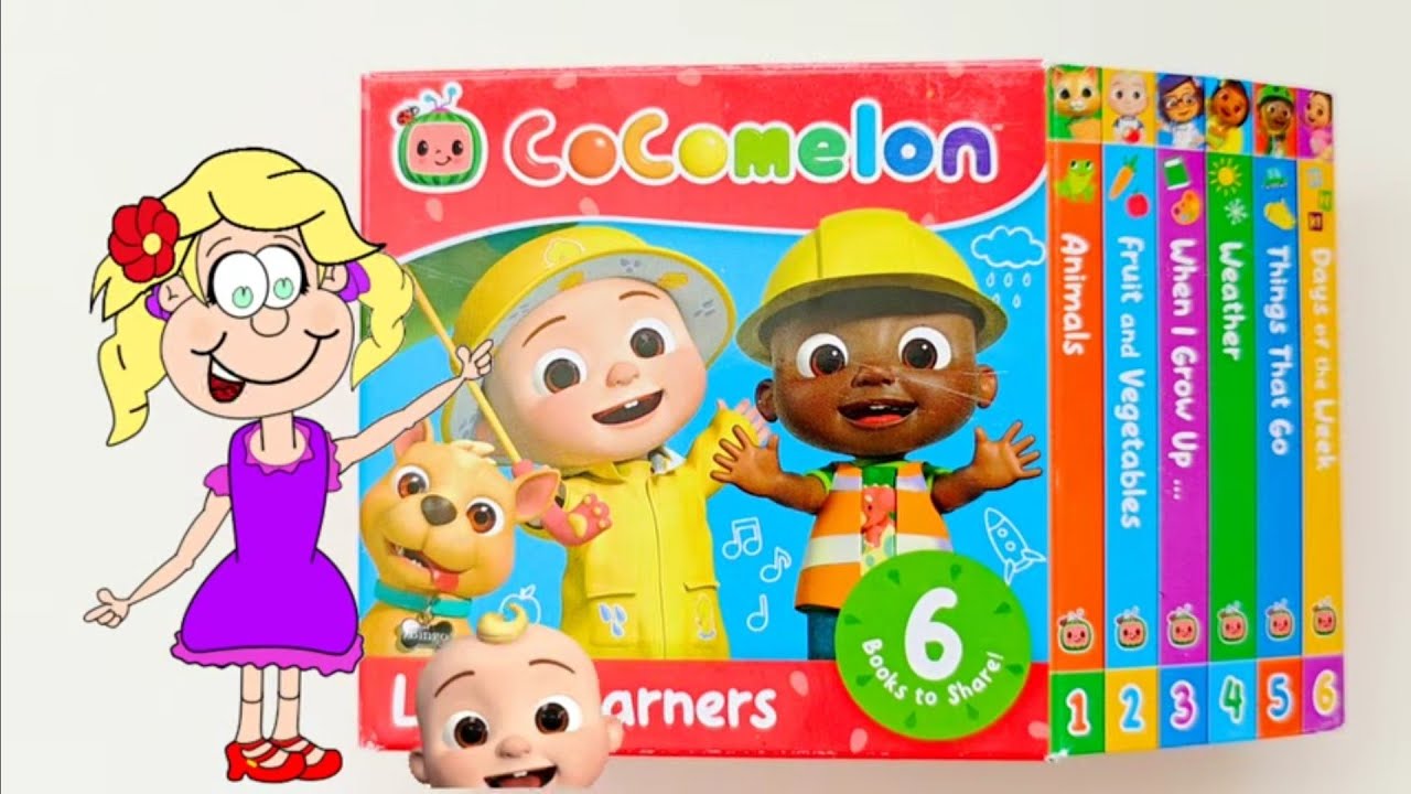 Cocomelon Little Learners Read Aloud | Gitte Reads 6 Fun Books for Toddlers