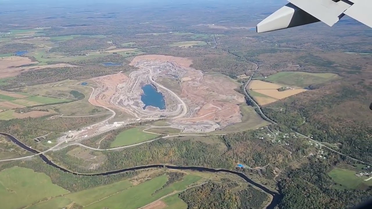 Landing in the Halifax Stanfield International Airport, Flair Airlines                   #waterloo