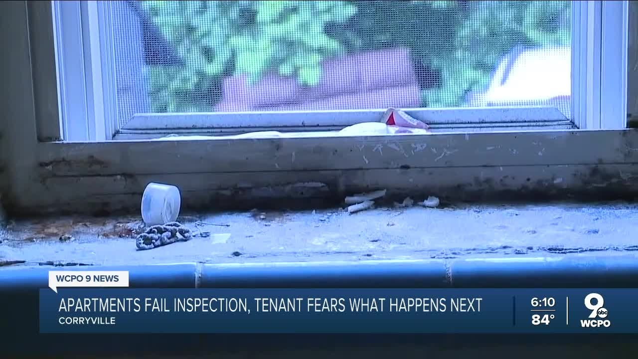 Apartments fail inspection, tenant fears what is next
