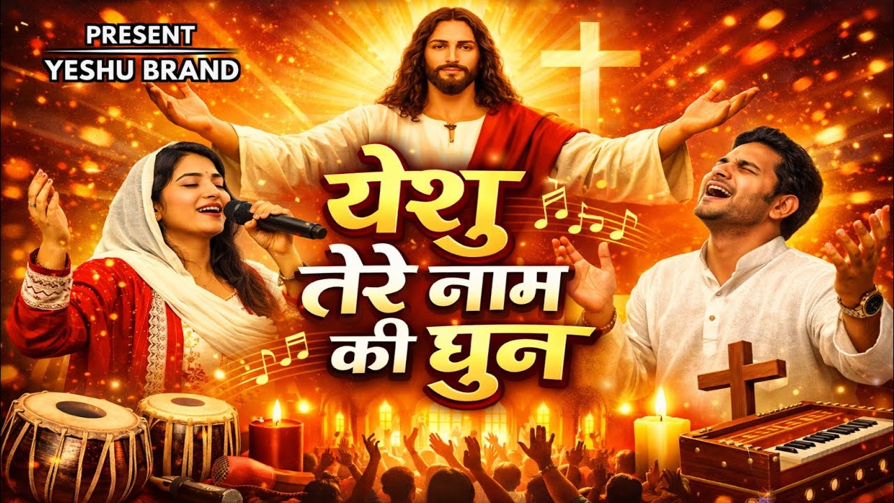यीशु तेरे नाम की धुन | New Hindi Christian Worship Song 2026 | High BPM Masihi Bhajan #yeshumasih 
