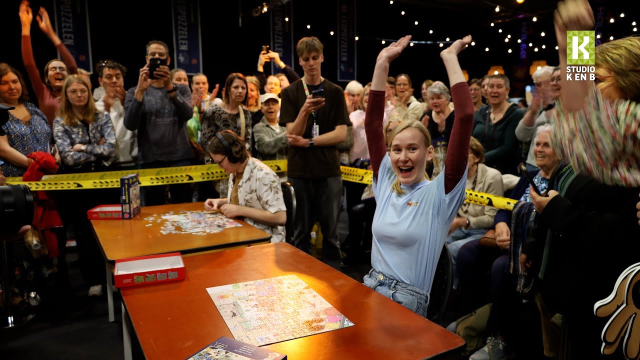 3.000 puzzelaars, 1 winnaar: NK Legpuzzelen 2025 in Roelofarendsveen
