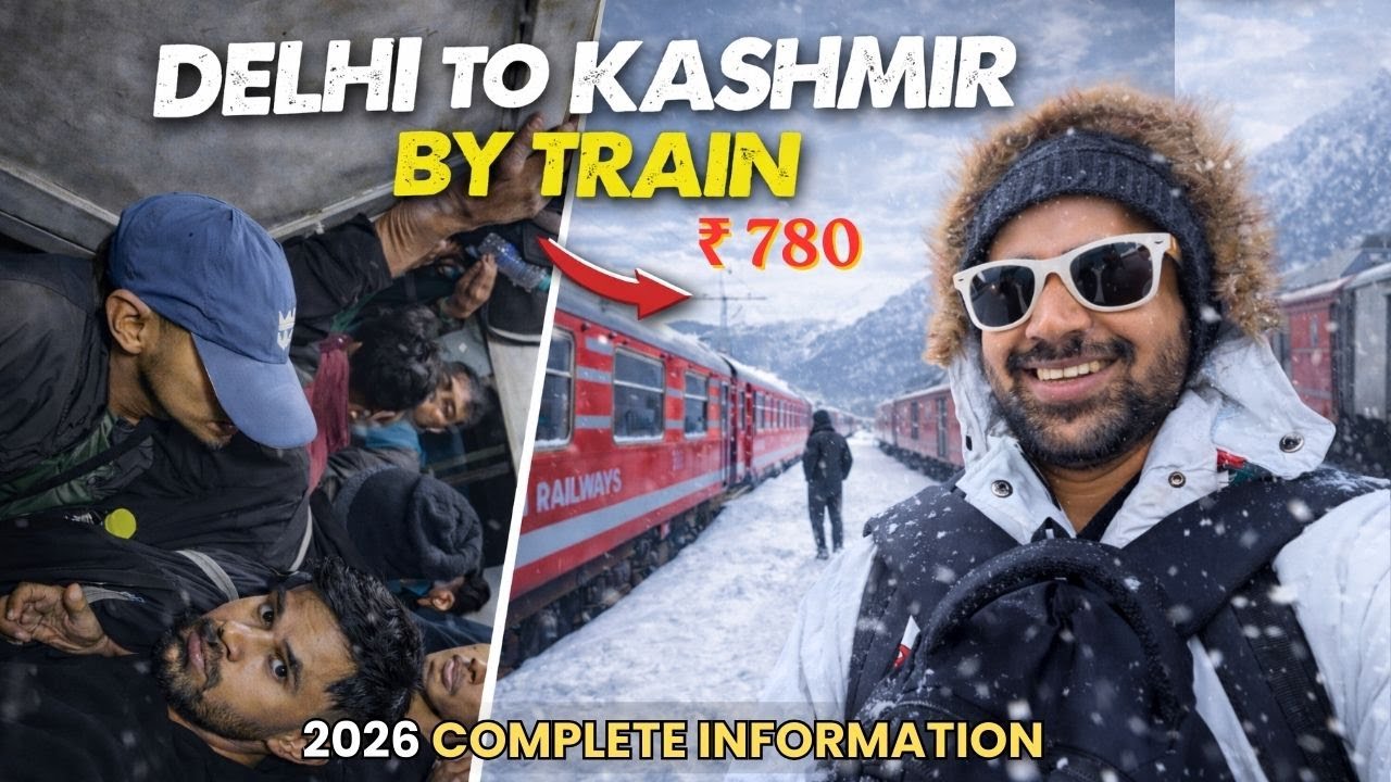 Delhi to Srinagar | 12445 Uttar sampark kranti | Delhi to Udhampur | Banihal to Srinagar