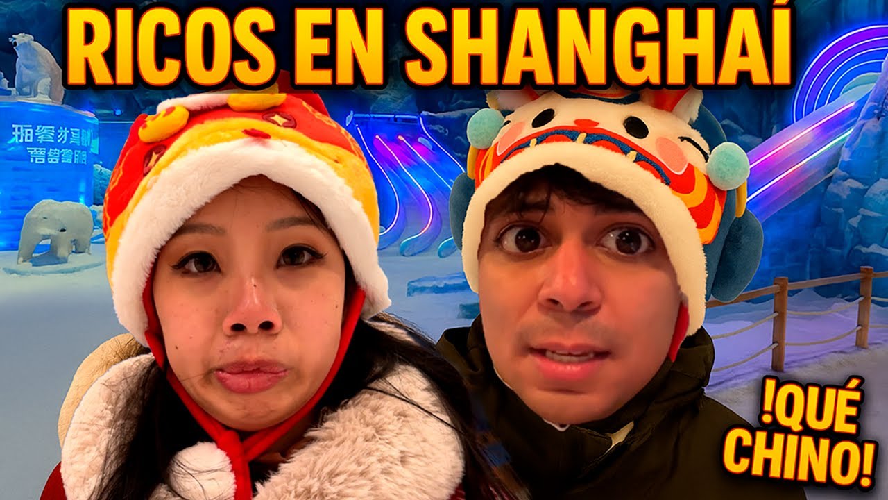 Entré al parque de hielo más lujoso de Shanghái ❄️🇨🇳
