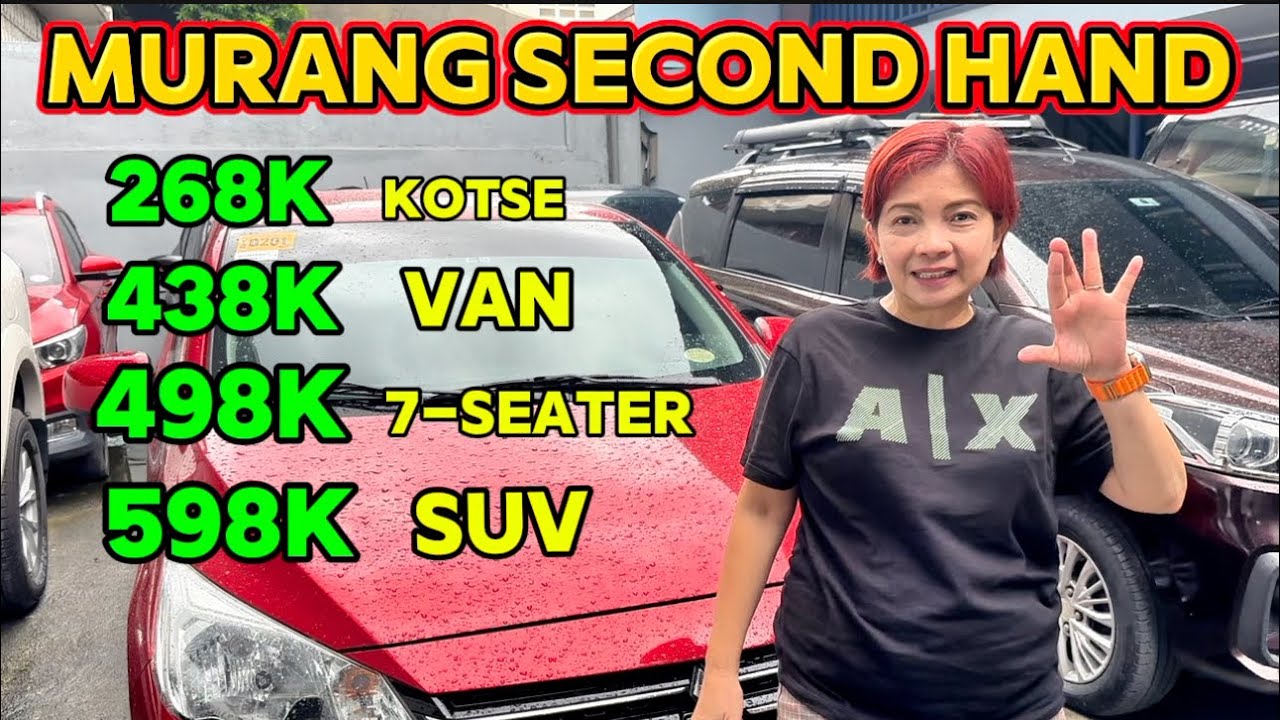 MURANG SECOND HAND 268K KOTSE | 438K VAN | 498K 7SEATER | 598K SUV #repocars #repossessedcars