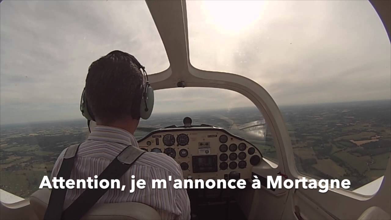 REMISE DE GAZ - TURBULENCES à Mortagne - PPL Solo - LFAX