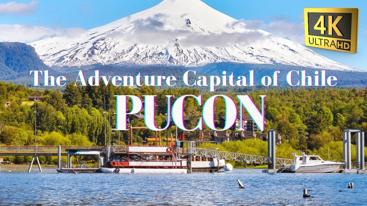 MOST BEAUTIFUL PLACES OF PUCON - 4K AERIAL FOOTAGE CHILE - PUCON 2025
