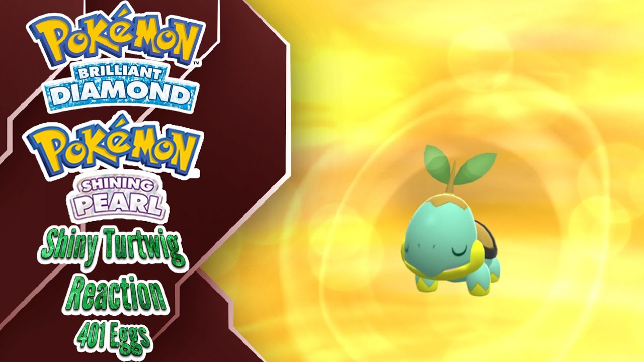 Shiny Turtwig + Evolutions! Pokemon Brilliant Diamond & Shining Pearl!