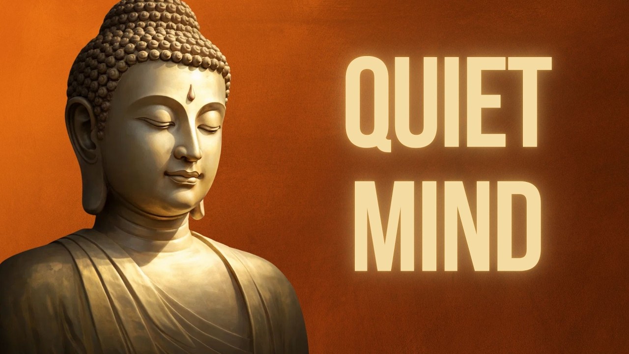 How to Quiet Your Racing Mind and Find Peace - Buddhist Teachings for Overthinking