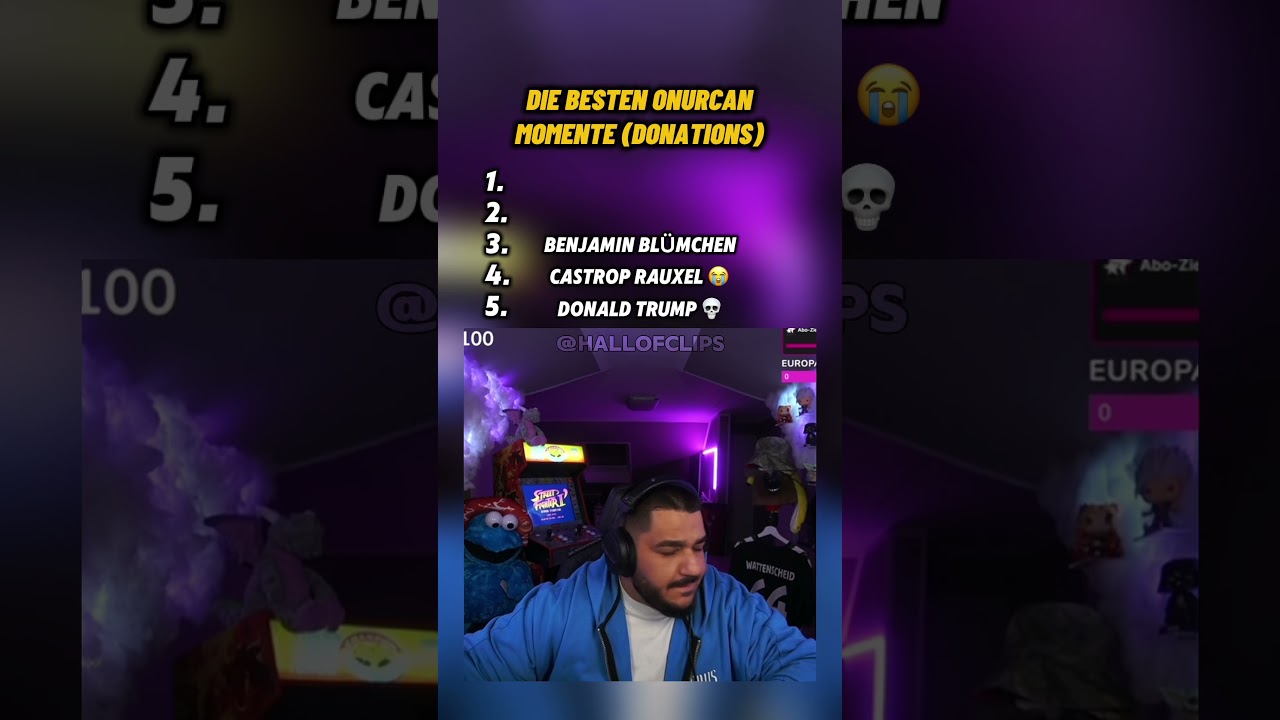 Top 5 Onurcan Momente (Donations) #onurcan #donations #tts #streamer #clip #clips #top5 #momente