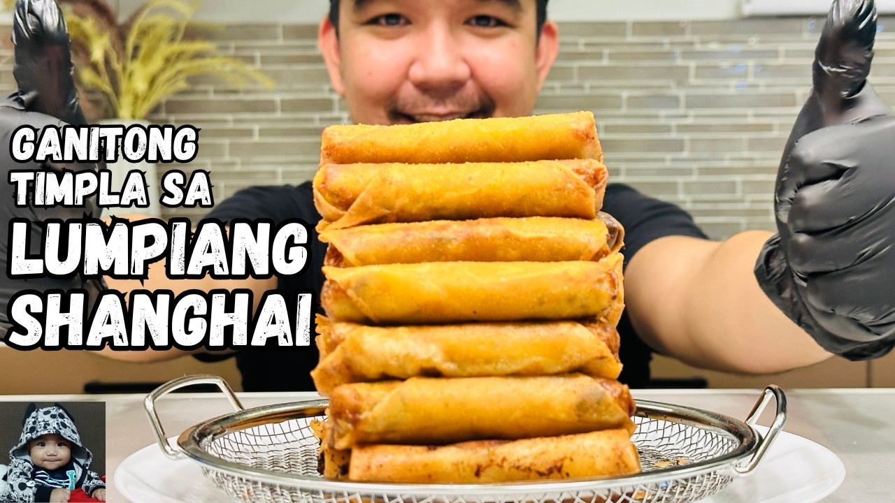 Ganito ang Masarap na Lumpiang Shanghai | Crispy, Cheesy Filipino Spring Rolls Recipe #LumpiaRecipe