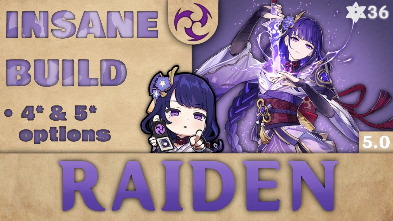 RAIDEN FULL GUIDE | Artifacts, Weapons, Team Comps [Genshin 5.0]