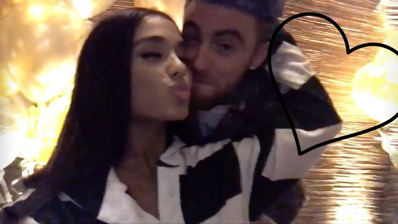 Ariana Grande and Mac Miller moments #4