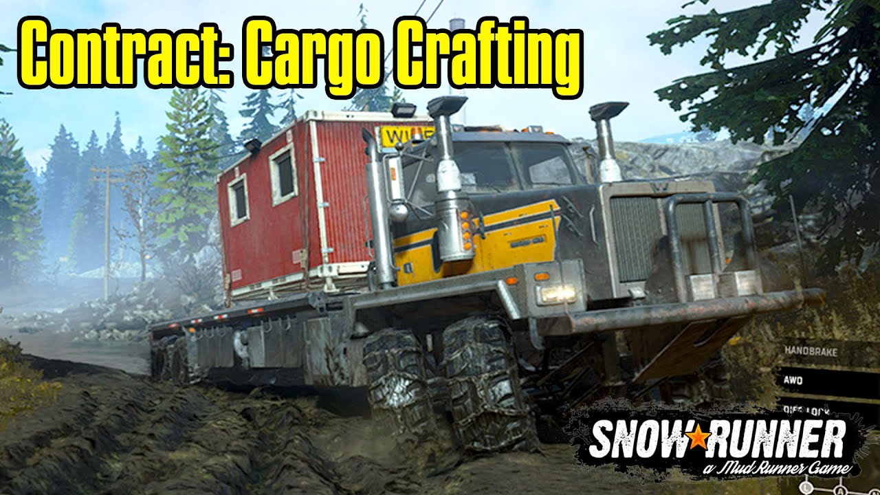 SnowRunner | Cargo Crafting | Flooded Foothills - Yukon, Canada