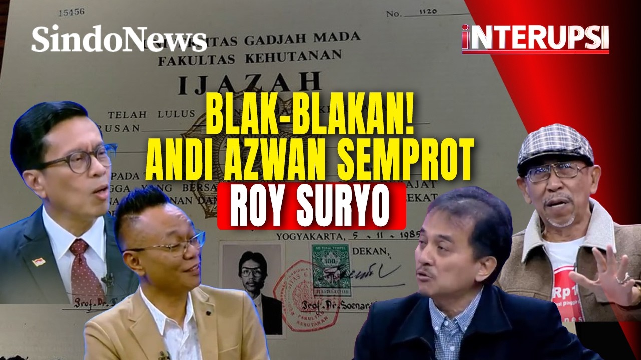 Andi Azwan Semprot Roy Suryo: Tak Punya Kapasitas, Jangan Asal Bicara! | Interupsi | 20/03