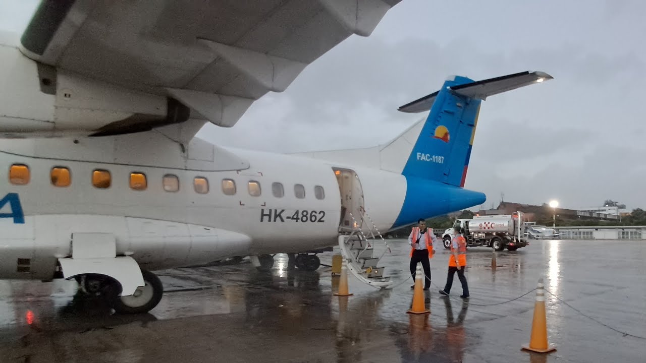 SATENA 9R8766 (9R8619) EOH-BOG Medellin Departure (Full Report)