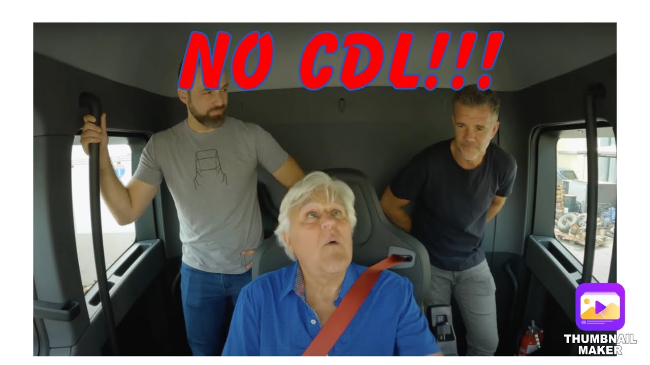 Jay Leno Drives A Tesla Semi Truck Without A CDL