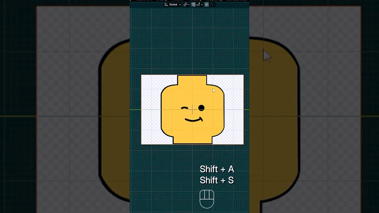 Как Превратить 2D Изображение в 3D  #3d #blender #blender3d #tutorial #блендертуториал #2d