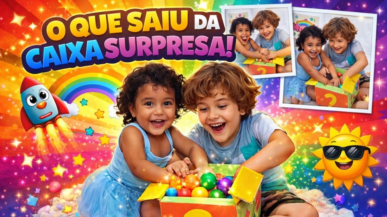 Caixa surpresa!! Nosso primeiro vídeo do canal😄