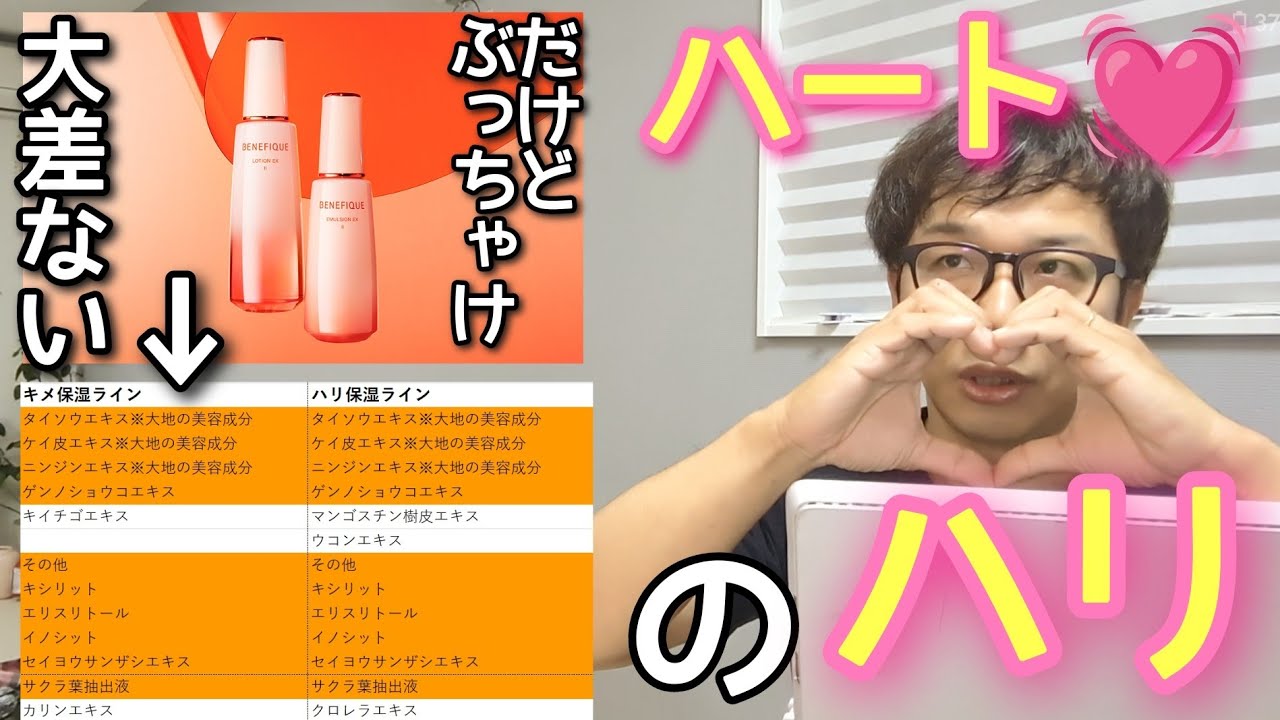 【ベネフィーク 新ローションEX＆エマルジョンEX】理想と中身が伴わず　ハリを目指すもハリを得ることができるのか？？【差別化不足】