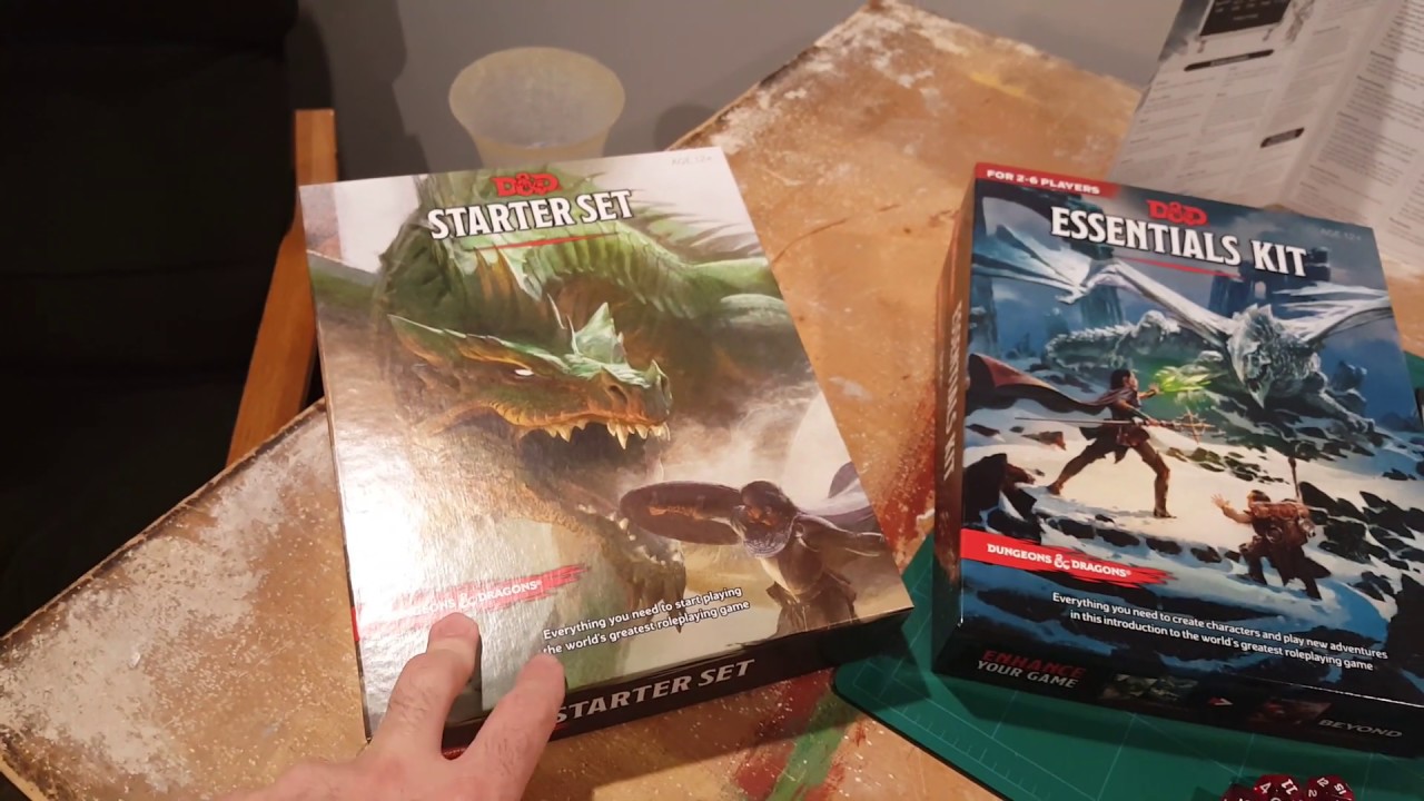 Comparing the D&D Essentials Kit with the 5e Starter Set