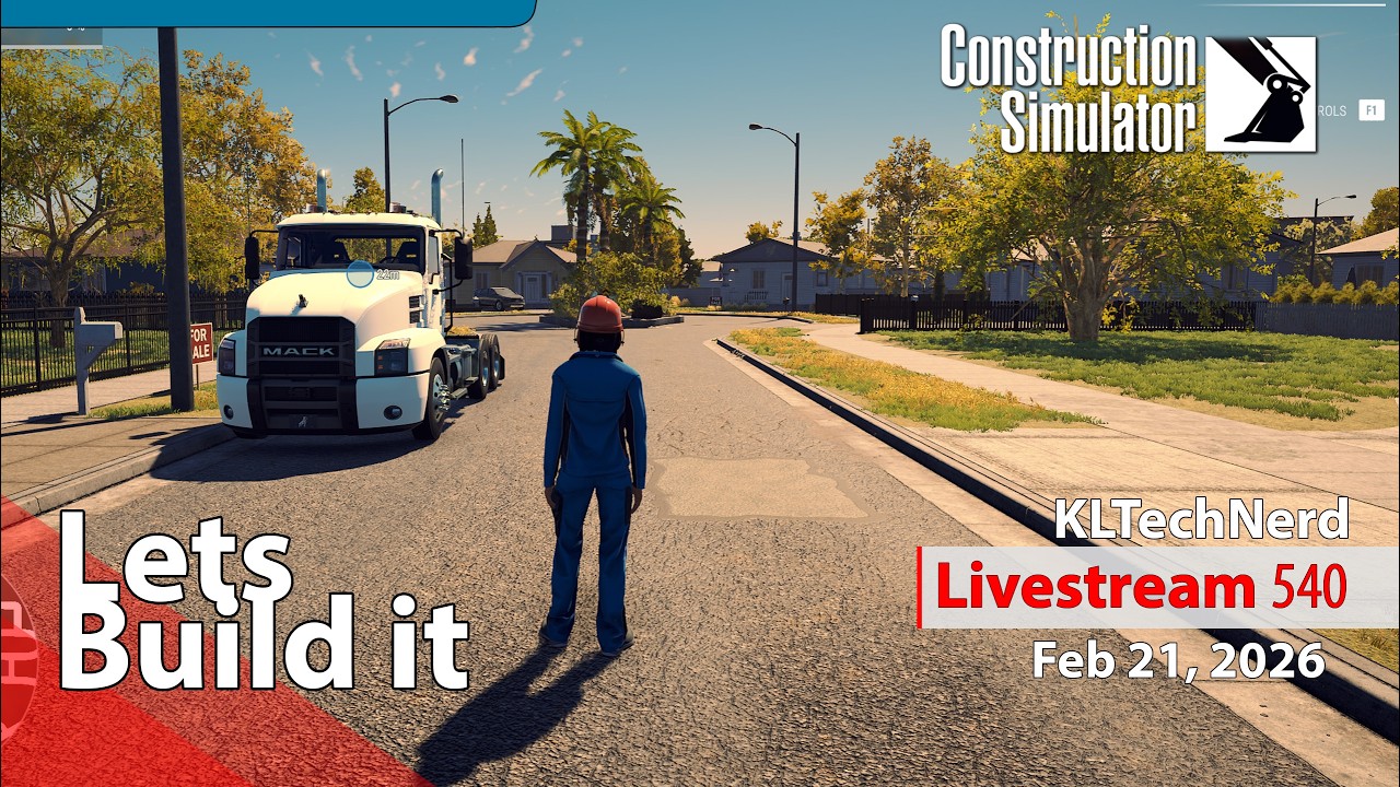 Digging the trench - Construction Simulator 🔴 Livestream Ep543 - Feb 06, 2026 - Friday