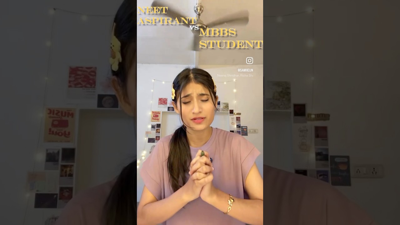 NEET Aspirants v/s MBBS Student🫠#neetaspirents #mbbsstudent