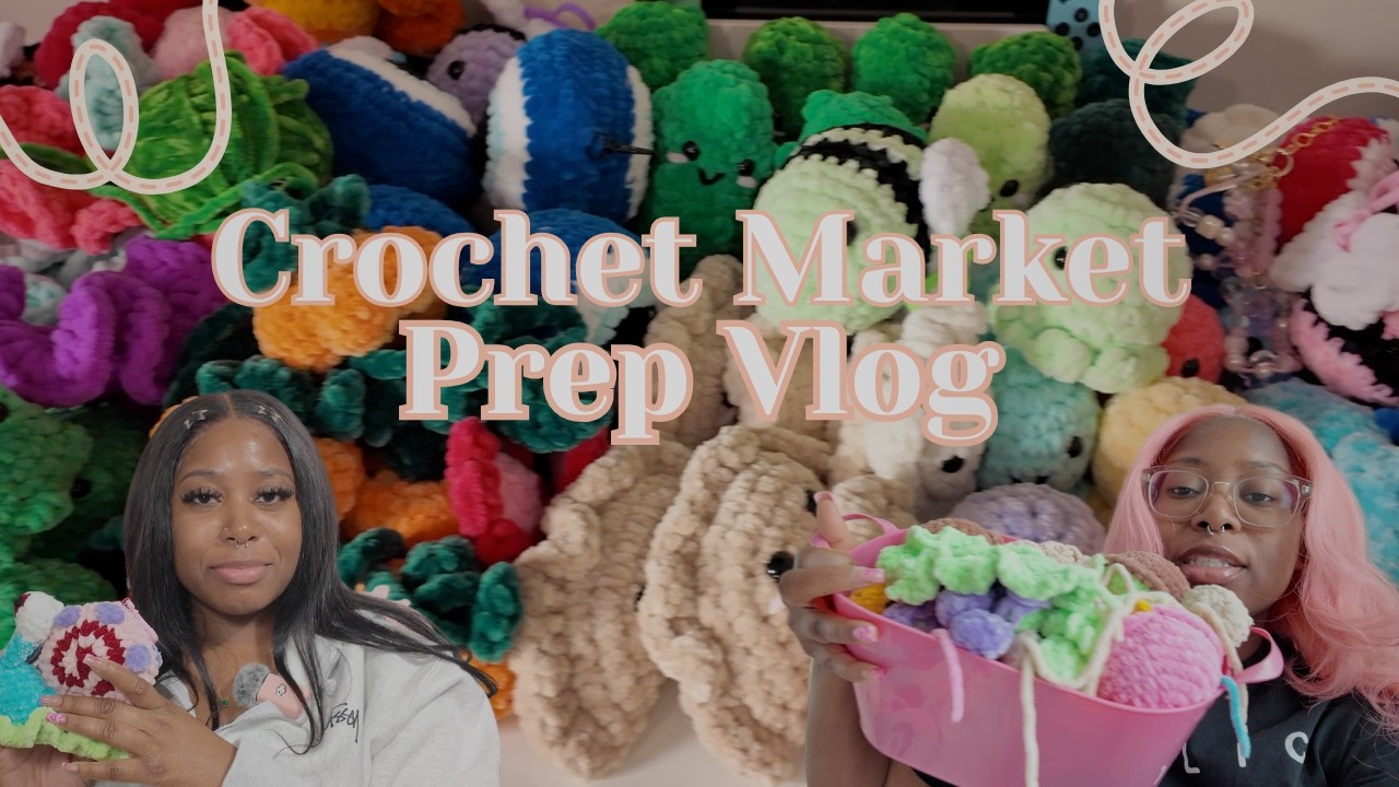 Two Weeks of Crochet Market Prep | Crocheting Mini/Small Ideas: Part 1